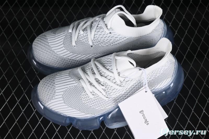 Grounds Bubble High Platform Sneakers White Gray - AJE5