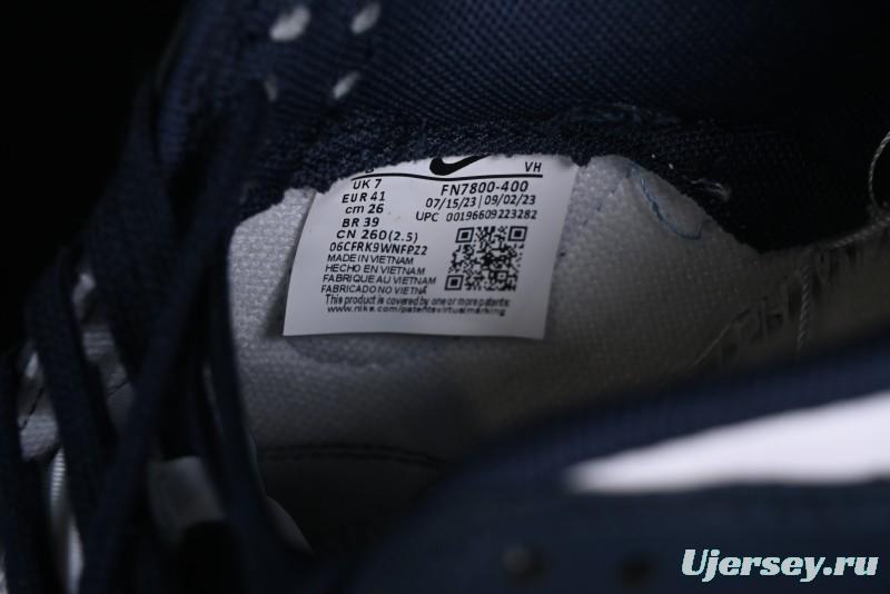 Nike Dunk Low SB Casual Skate Shoes in Obsidian/University Blue Colorway - FN7800-400