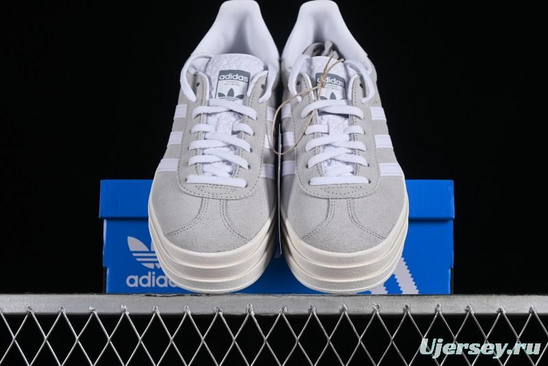 Adidas Originals Gazelle Bold HQ6893 Low-Top Sneakers with Thick Sole for Casual Wear, Slip-Resistant and Durable