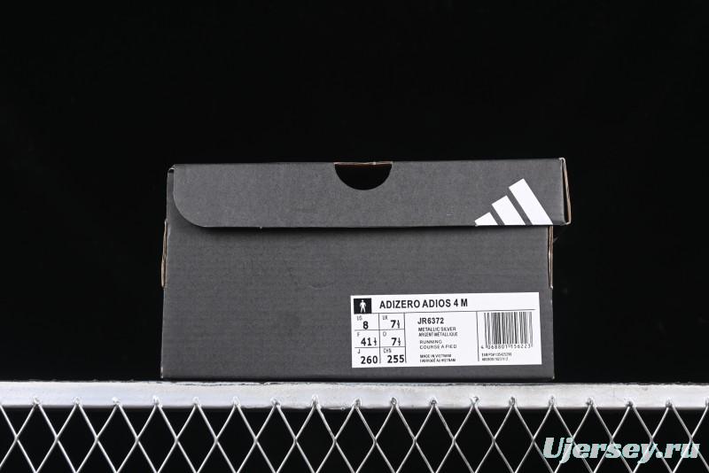 Adidas Adizero Adios 4 M Running Shoes Lightweight Breathable Low-Top - JR6372