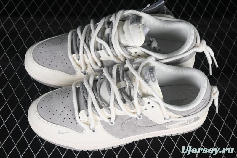 Nike SB Dunk Low The North Face Collaboration Anniversary Edition Custom Low-Top Casual Skate Shoes - YC5066-261