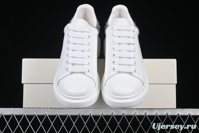 Alexander McQueen Oversized Sneakers with White Rhinestones - D.E5