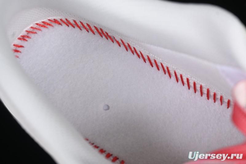 Nike Air Force 1 '07 Low Supreme Collaboration Beige Red Color Block Low-Top Casual Sneakers - BB7577-216