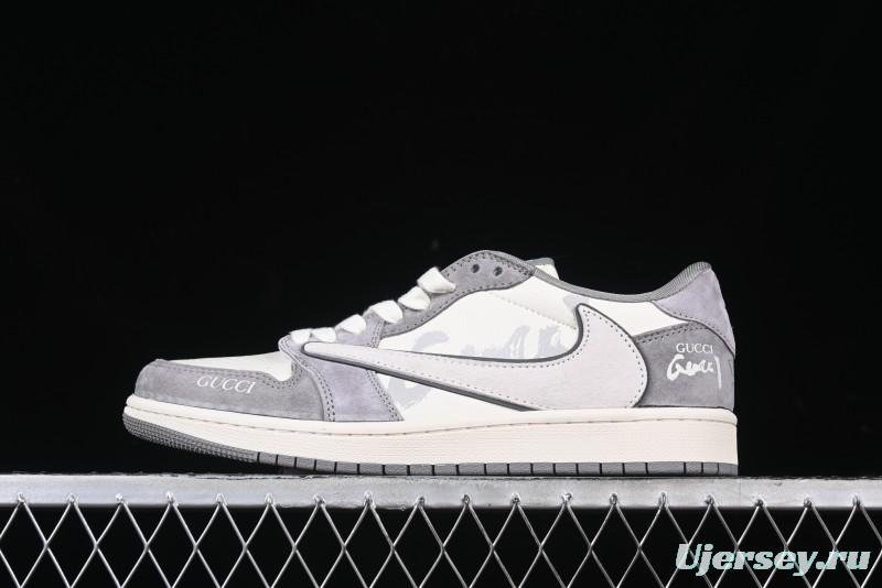 Nike Travis Scott x Fragment Design x Air Jordan 1 Low OG SP AJ1 Sneakers - DM9288-001