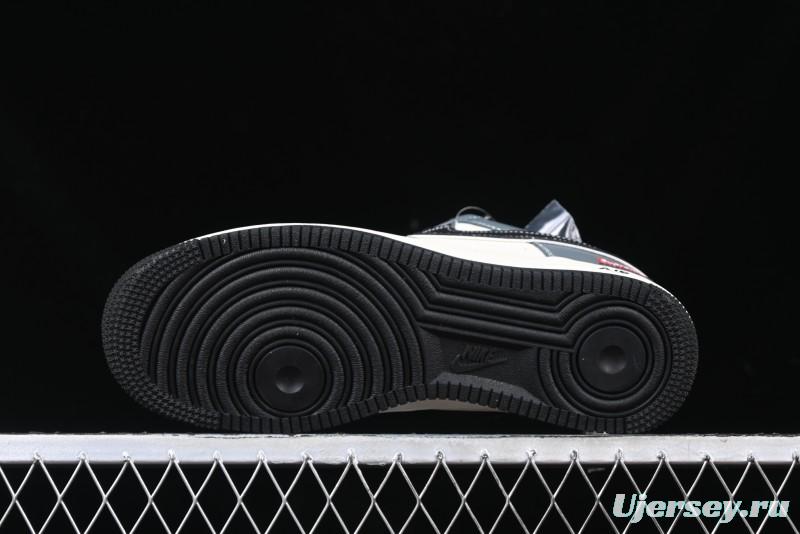 Nike Air Force 1 '07 Low Supreme Collaboration Sneakers in Blue Grey - XZ6188-385