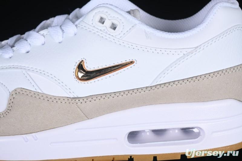 Nike Air Max 1 Retro Running Shoes with Half-Sole Air Cushion - AA0512-100