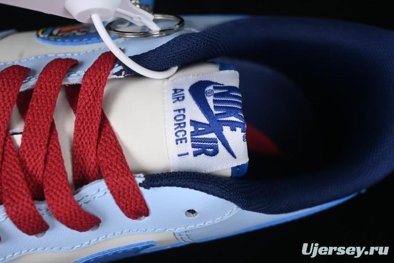 Nike Air Force 1 '07 Low Doraemon Bamboo Copter Casual Sneakers - XL2420-333