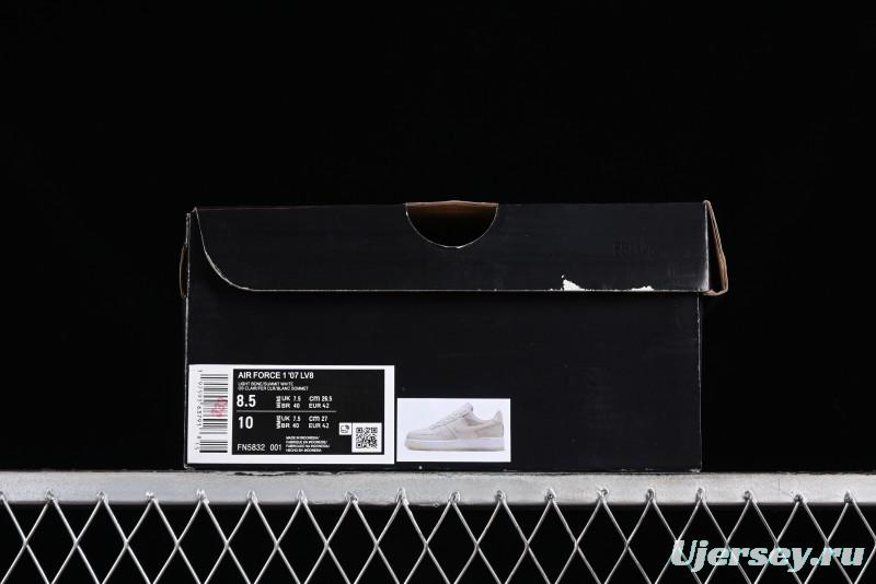 Nike Air Force 1 '07 Low Casual Sneakers with Full-Length Air Cushion - FN5832-001