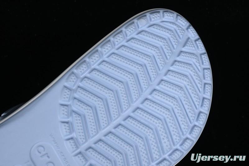 Crocs Crocband Platform Rainbow Comfortable Thick-Soled Clogs - B.D4