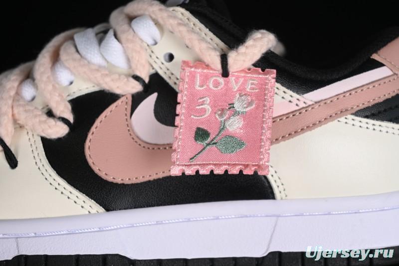 Nike Dunk Low White Dream Garden Black White SB Low Top Casual Skate Shoes - FD1232-001