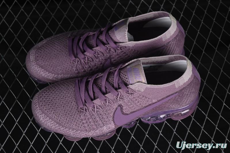 Nike Vapormax Flyknit Breathable Casual Running Shoes with Full-Length Air Cushion - 849557-500