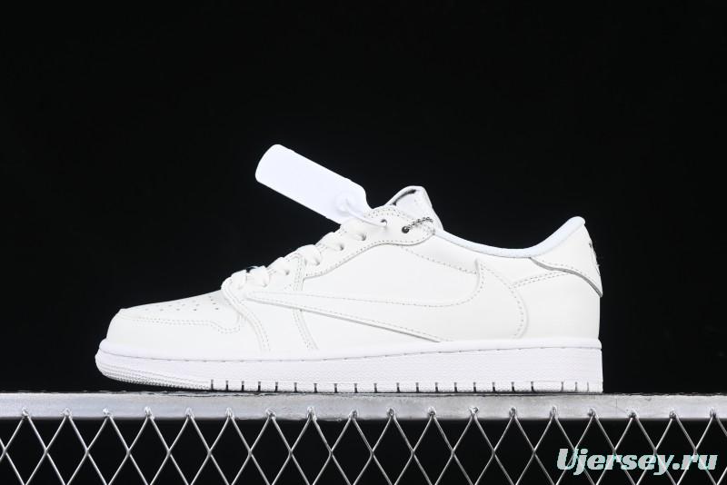 Nike Travis Scott x Air Jordan Low OG SP AJ1 Retro Sneakers in Pure White - TD1228-111