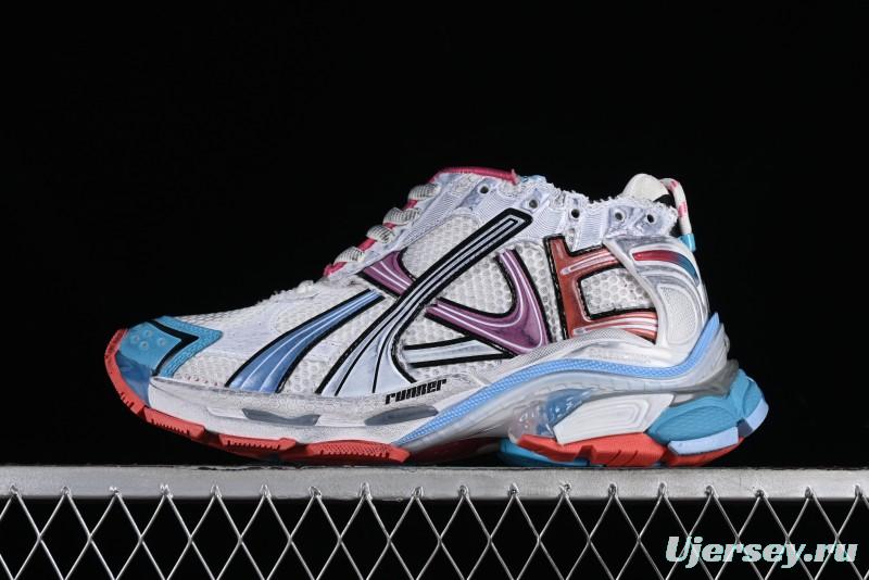 Balenciaga Runner Kith Four Color Retro Casual Shoes - W3RBW2325