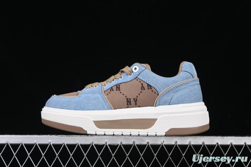 New York Yankees MLB Chunky Liner Dia Monogram Thick Sole Casual Running Shoes - 3ASXCLJ4N50BLS