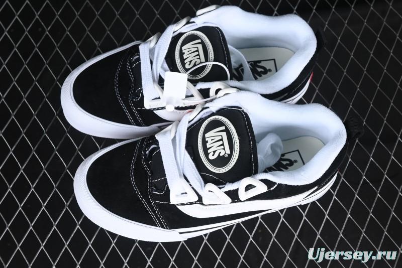 Vans Knu Skool DR Black White New Series Chunky Sneakers - VN000CZUVE9