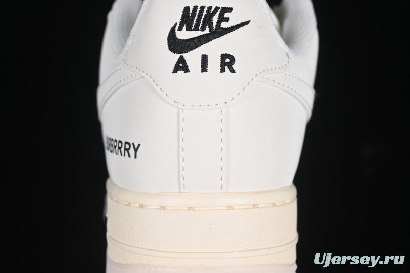 Nike Air Force 1 '07 Low Burberry Collaboration Off-White Crystal Low-Top Casual Sneakers - BB8588-226