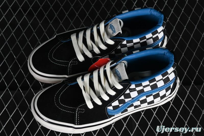 Vans SK8-Mid x Liberaiders Origami Checkerboard Mid-Top Casual Skate Shoes - VN0A3TKNQXH