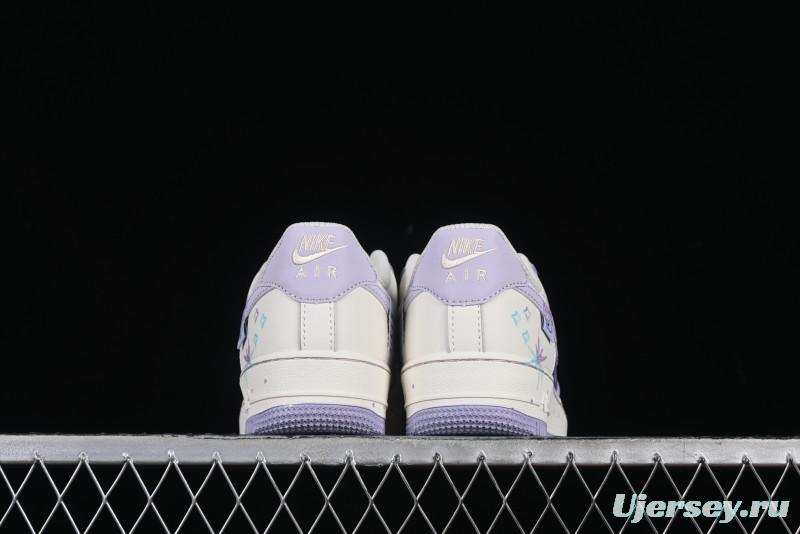 Nike Air Force 1'07 Low Casual Sneakers Purple Butterfly - FB1839-213