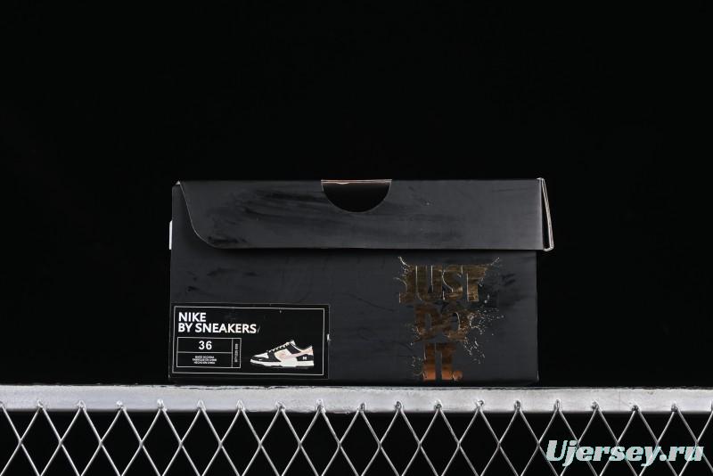 Nike SB Dunk Low Butterfly Bow Black White Pink Low-Top Casual Skate Shoes - BP1220-009