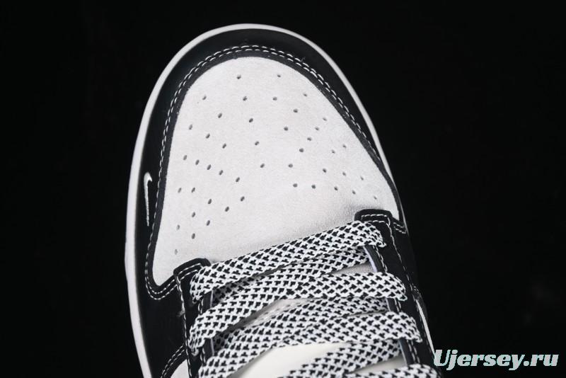 Nike SB Dunk Low The North Face Graffiti Black Swoosh Anniversary Custom Low-Top Casual Skate Shoes - DM6868-028