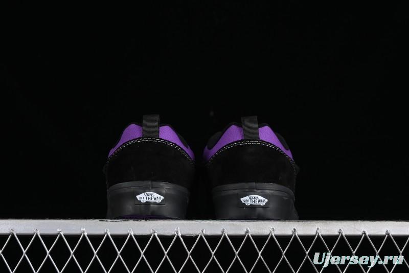 Vans Classics Knu Skool Black Purple Slip-On Shoes - VN0009QCSWE