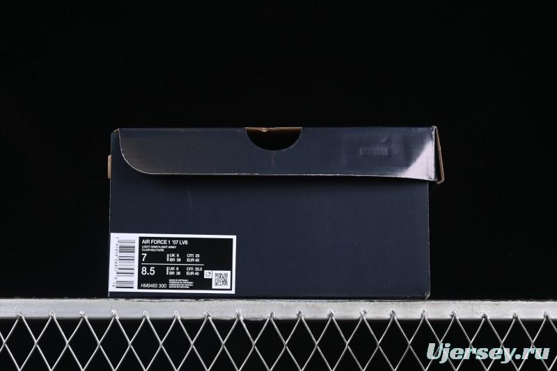 Nike Air Force 1 '07 Low Casual Sneakers with Full-Length Air Cushion - HM9483-300