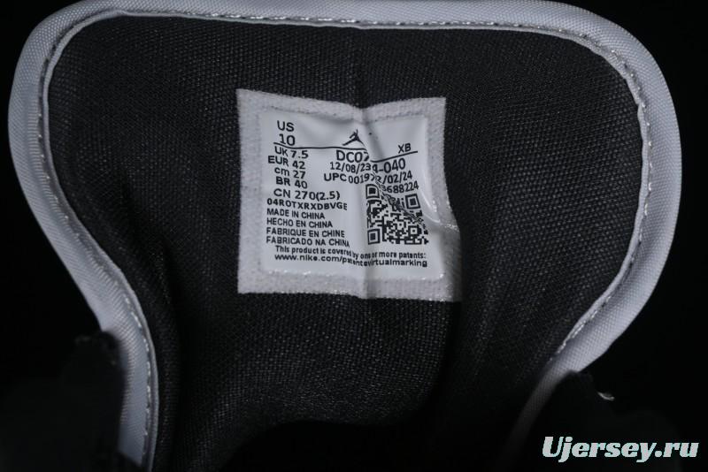 Nike Air Jordan 1 Low AJ1 Black Grey Blue Hook Basketball Shoes - DC0774-040