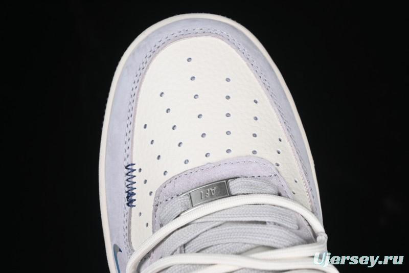 Nike Air Force 1 '07 Low The North Face Collaboration Silver Swoosh Drawstring Casual Sneakers - DM6688-016