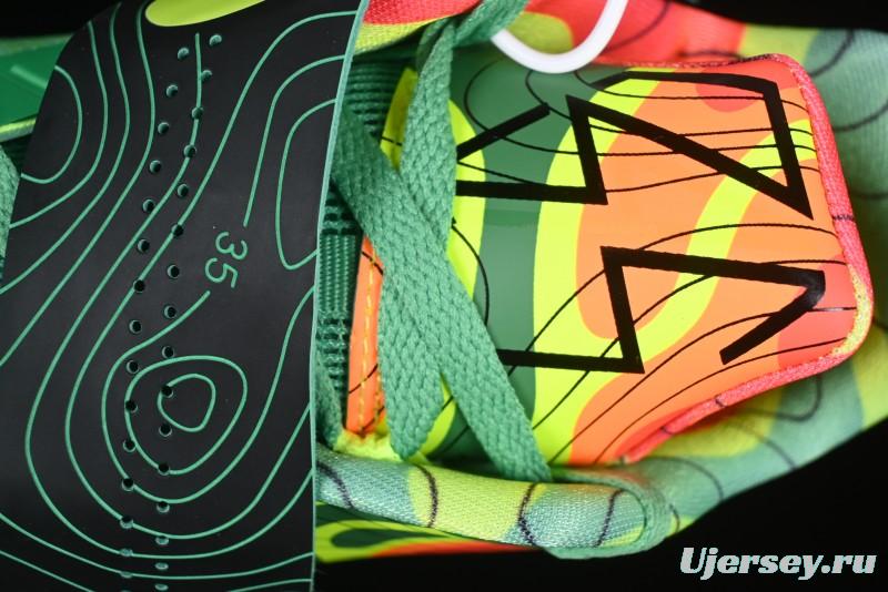 Nike KD 4 Weatherman All Star Basketball Shoes with Zoom Air Cushion and Adaptive Fit System - FN6247-300