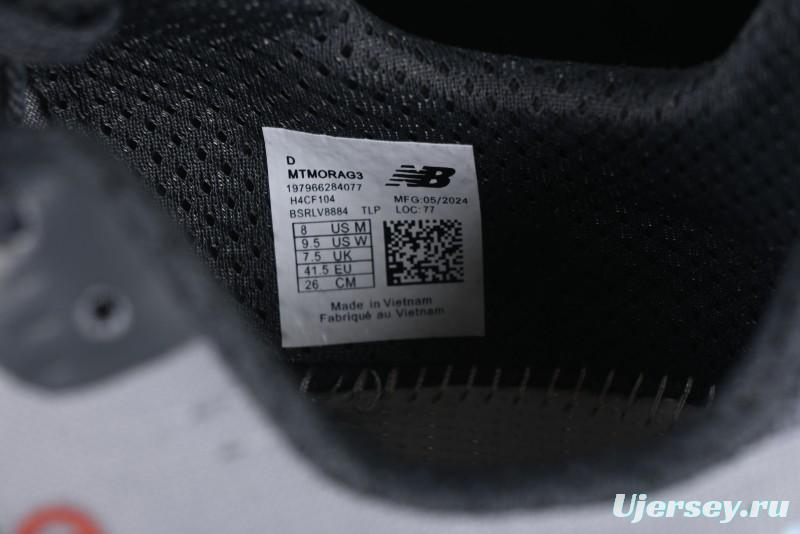 New Balance Fresh Foam X More V3TDS Low-Top Running Shoes with Durable Slip-Resistant Outsole - MTMORAG3