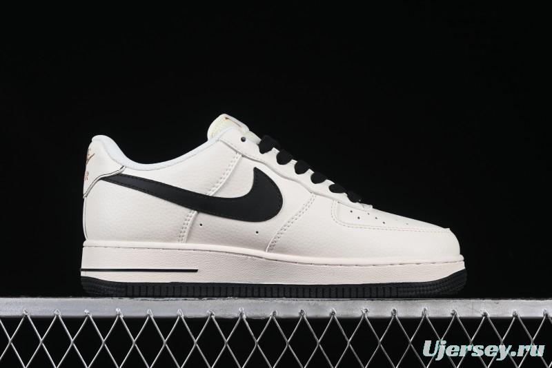 Nike Air Force 1 '07 Low Stussy Collaboration Rose Gold Embroidery Low-Top Casual Sneakers - XZ6188-720