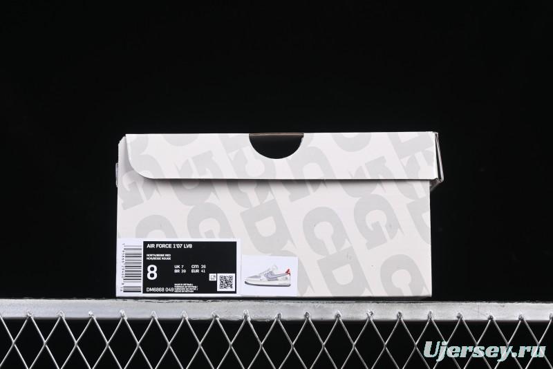 Nike Air Force 1 '07 Low The North Face x CDG Retro Casual Sneakers with Full-Length Air Cushion - DM6688-049