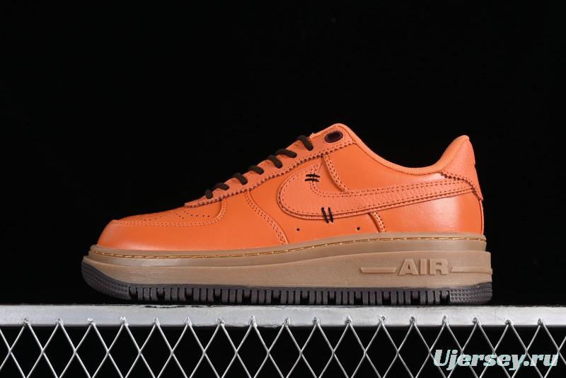 Nike Air Force 1 Low Luxe Casual Sneakers with Thick Sole and Waterproof Design - DM2451-800