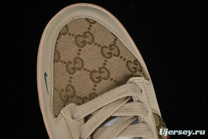 Nike SB Dunk Low Gucci Collaboration - Anniversary High-End Customized Low-Top Casual Sneakers - DQ1098-357