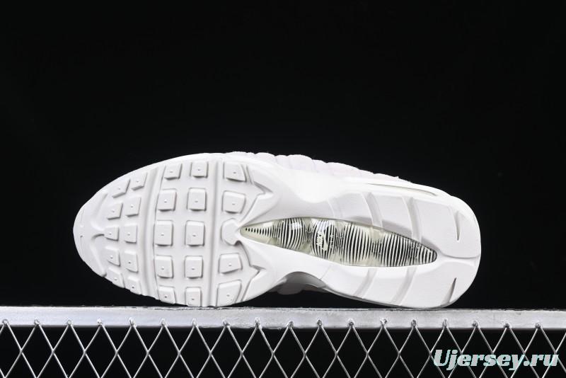 Nike Air Max 95 Retro Running Shoes with Air Cushion - CU8406-100