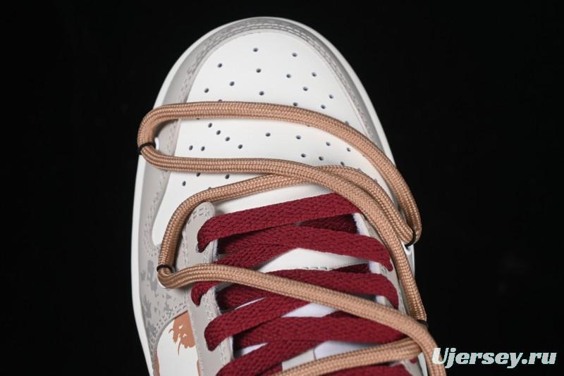 Nike Dunk Low Retro Vintage Distressed Graffiti Deconstructed Casual Sneakers - FB7160-161