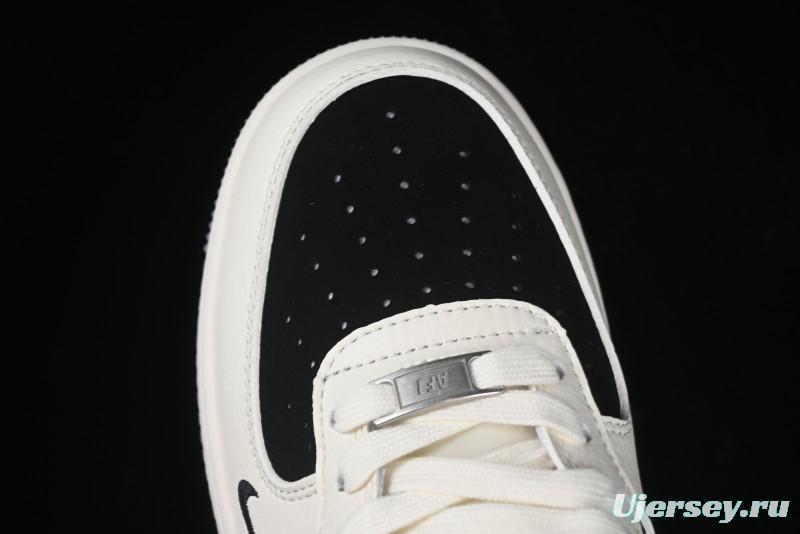 Nike Air Force 1 '07 Low Stussy Collaboration Beige Grey Black Low-Top Casual Sneakers - XZ6188-766