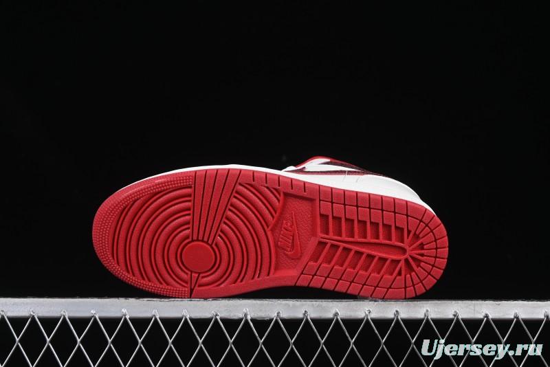 Nike Air Jordan 1 Low AJ1 White Red Casual Sneakers - HJ9338-106