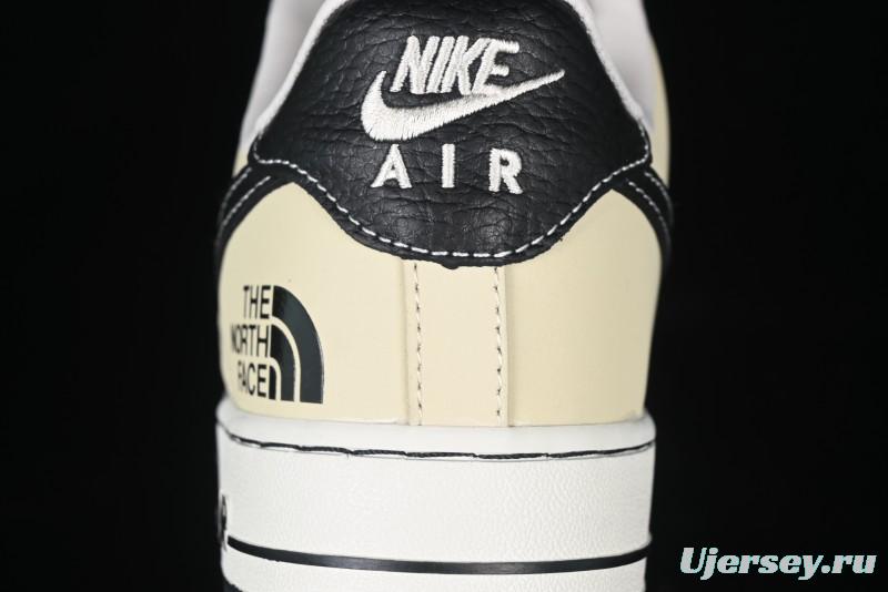 Nike Air Force 1 '07 Low The North Face Collaboration - Black Leather Low-Top Casual Sneakers - CH6336-513