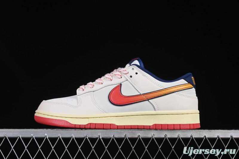 Nike SB Dunk Low Rainbow Gradient Low-Top Casual Skateboard Shoes - HV5749-110