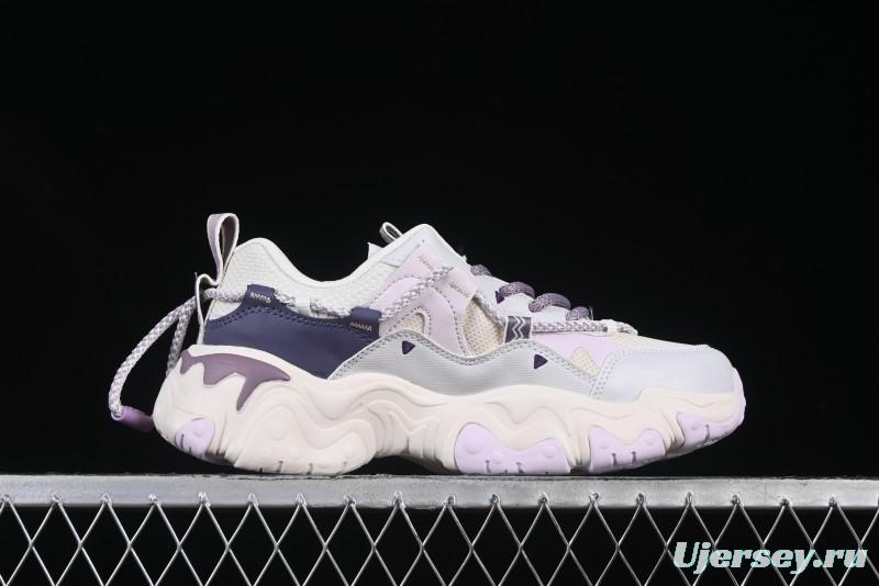 Fila Fusion Retro Mars Running Shoes with Lace-Up Design and Cushioned Sole - F12W432101FGO