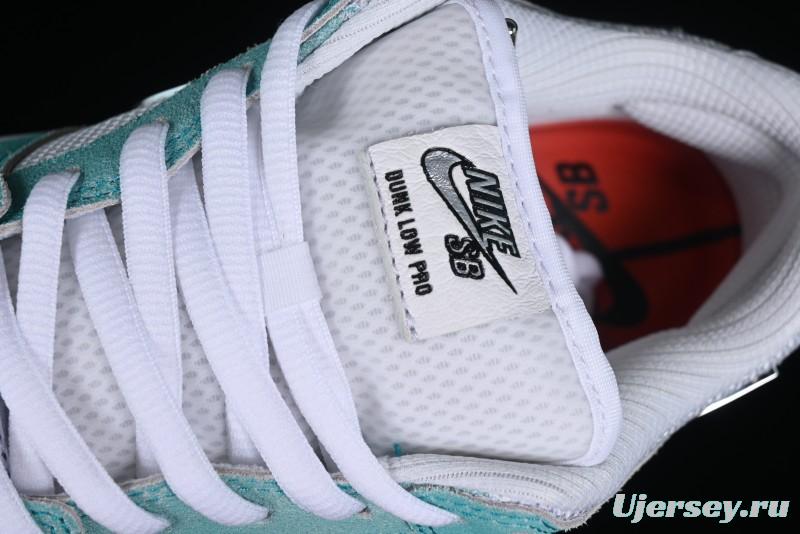 Nike April Skateboards SB Dunk Low Collaboration Frozen Rose SB Shattered Backboard Casual Skate Shoes - FD2562-400