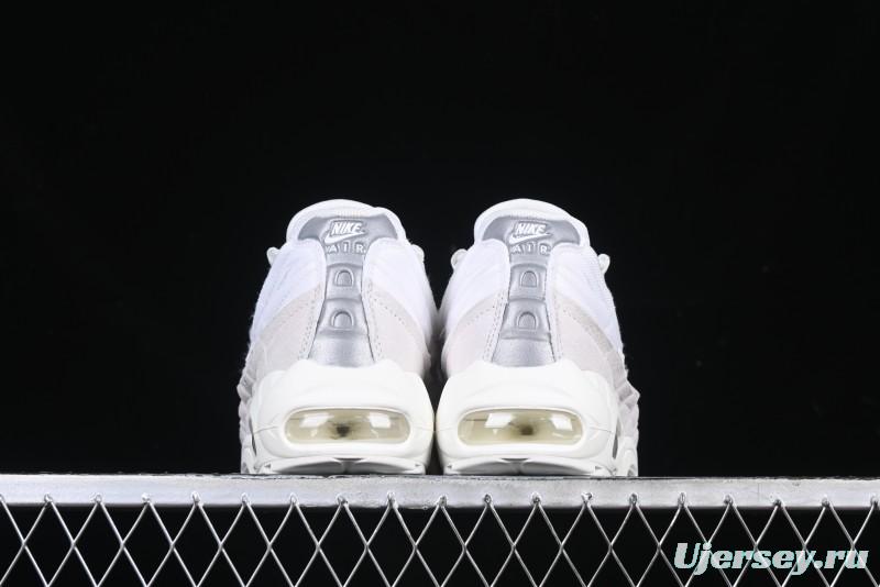 Nike Air Max 95 Retro Running Shoes with Air Cushion - CU8406-100