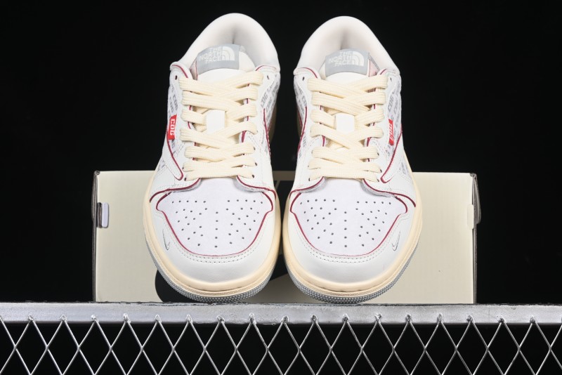 Nike Travis Scott x Fragment Design x Air Jordan 1 Low OG SP AJ1 Low Top Casual Sneakers - AG3702-808