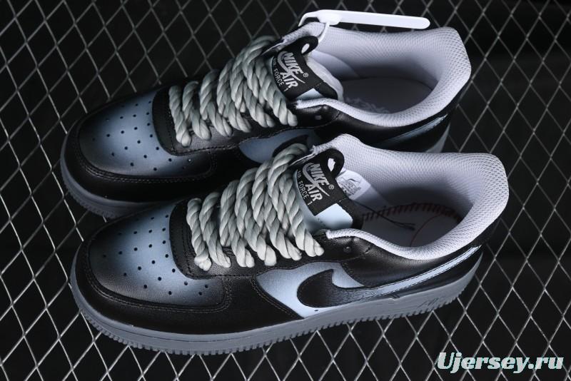 Nike Air Force 1 '07 Low Night Storm Custom Casual Sneakers for Autumn Winter - YD2425-101