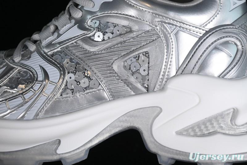 GG-CC Casual Sandals with Asymmetric Design and Cool Functional Style - 70119-3 Silver