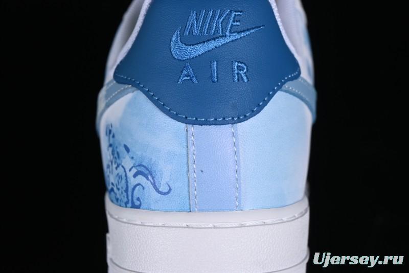 Nike Air Force 1 '07 Low Linglong Porcelain Low-Top Casual Sneakers - DV0813-104