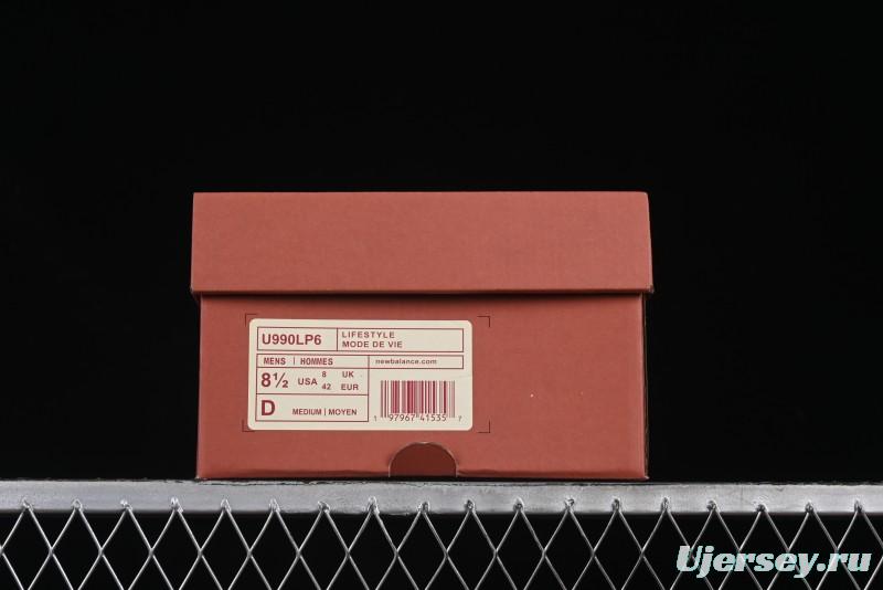 New Balance Made in USA M990 Series Premium Heritage Retro Running Shoes - U990LP6