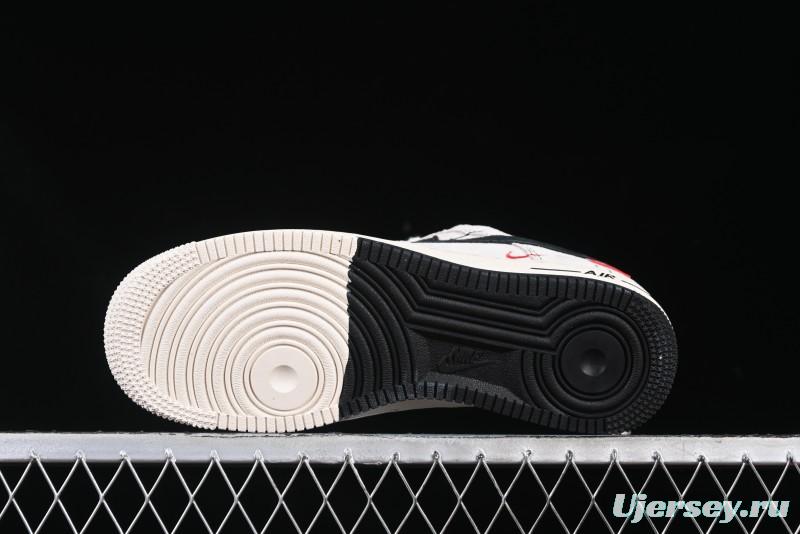 Nike Air Force 1 '07 Low Champion Collaboration Triple Swoosh Low-Top Casual Sneakers - SJ6698-021