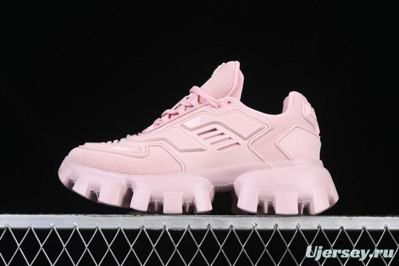 Prada Cloudbust Air Thunder Lifestyle Low-Top Sneakers with Anti-Slip and Wear-Resistant Design - 1E819L